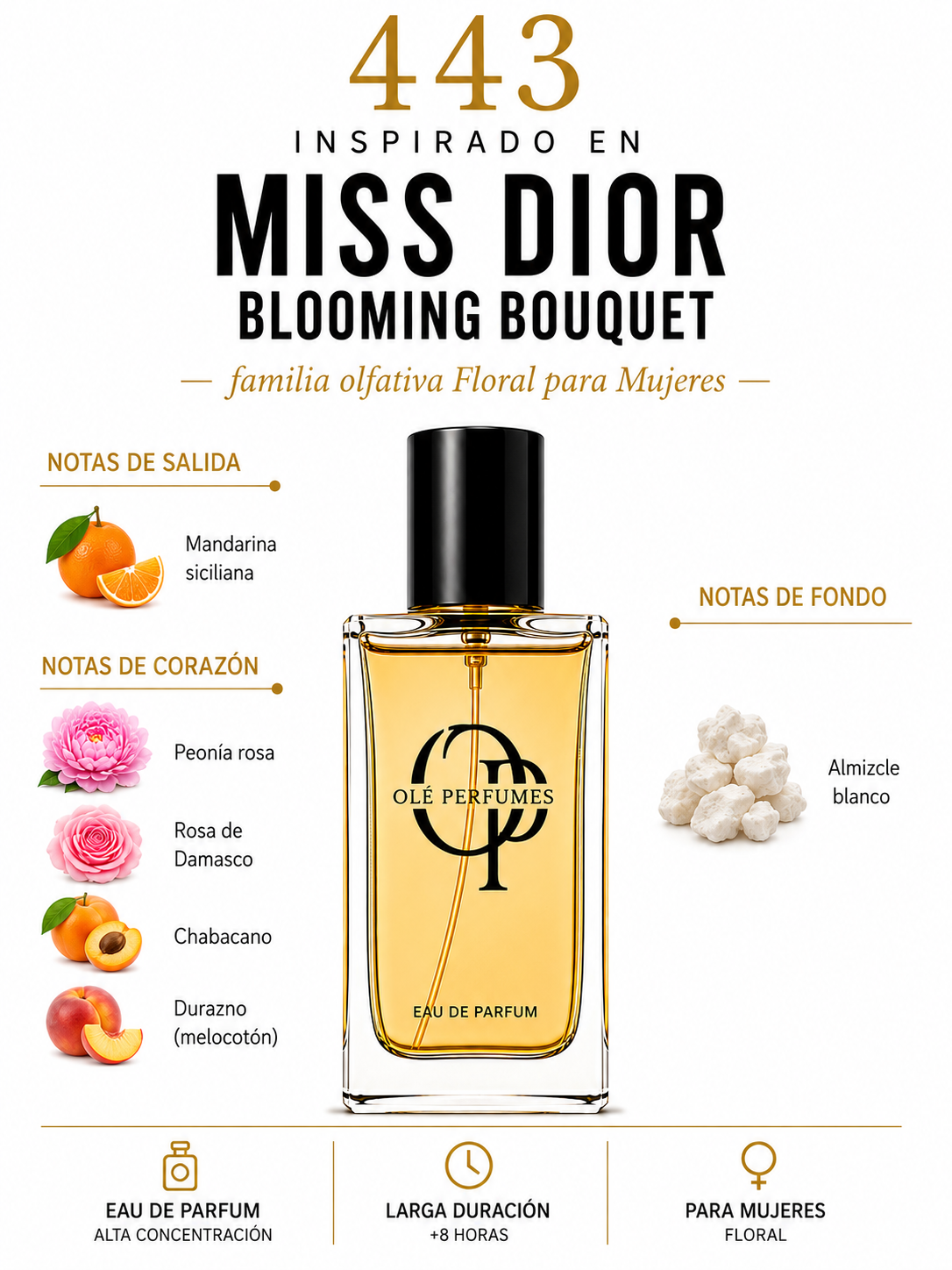 443 INSPIRADO EN MISS DIOR BLOOMING BOUQUET