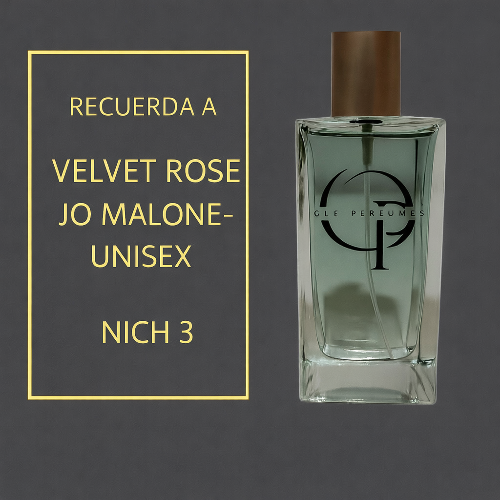 NICH3 INSPIRADO EN VELVET ROSE, JO MALONE - UNISEX