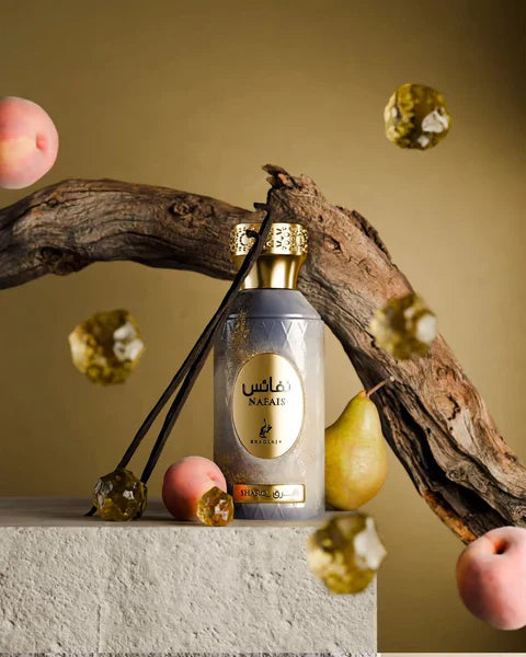 Nafais Sharq 100ml Khadlaj Perfume for Women - Pear Gardenia Amber Eau De Parfum