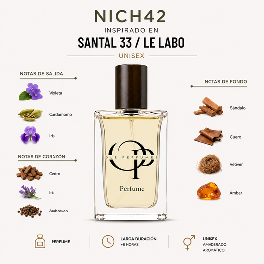 NICH42 INSPIRADO EN SANTAL 33/ LE LABO