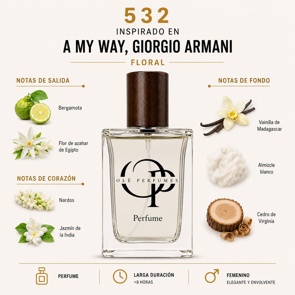 532 INSPIRADO EN A MY WAY, GIORGIO ARMANI