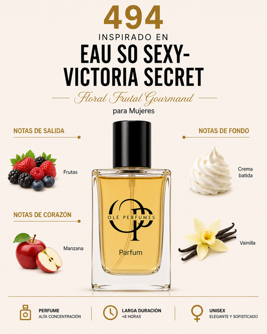 494 INSPIRADO EN  EAU SO SEXY- VICTORIA SECRET