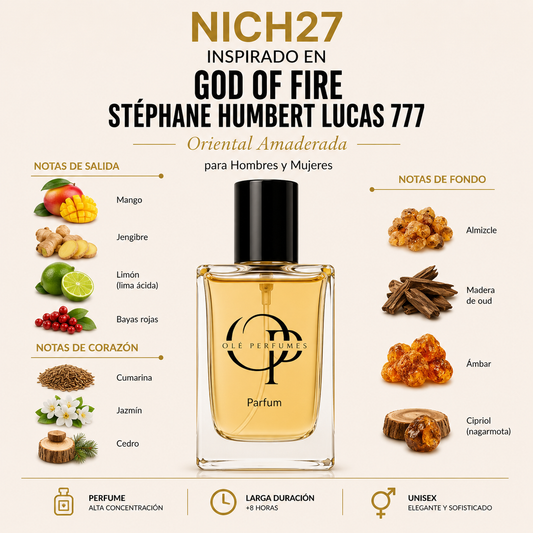 NICH27 INSPIRADO EN  GOD OF FIRE STÉPHANE HUMBERT LUCAS 777