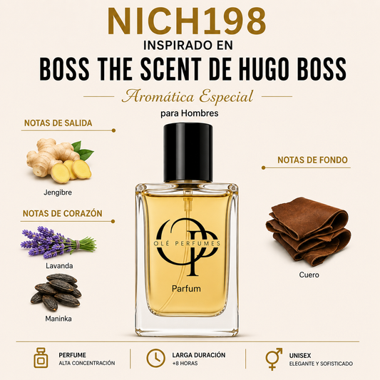 198 INSPIRADO EN BOSS THE SCENT DE HUGO BOSS