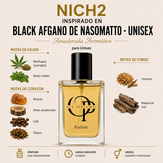 NICH2 INSPIRADO EN BLACK AFGANO DE NASOMATTO - UNISEX