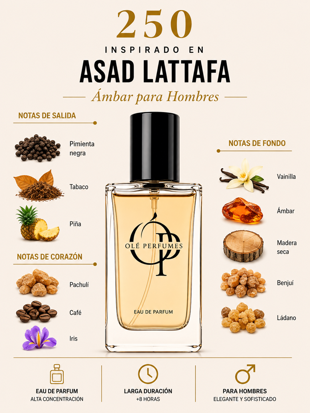 250  INSPIRADO EN ASAD LATTAFA