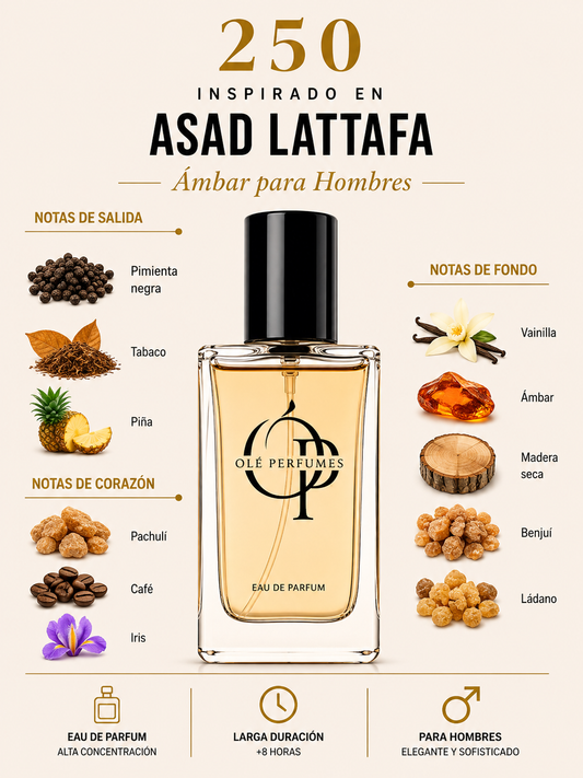 250  INSPIRADO EN ASAD LATTAFA