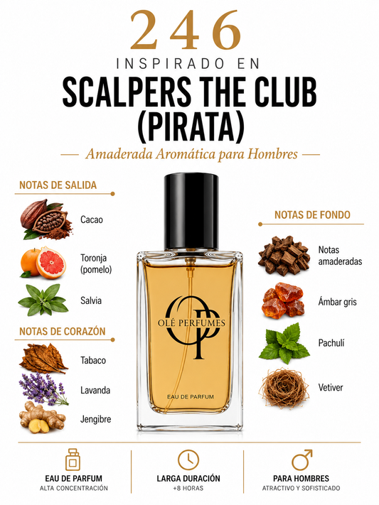 246 INSPIRADO EN  SCALPERS THE CLUB (PIRATA)