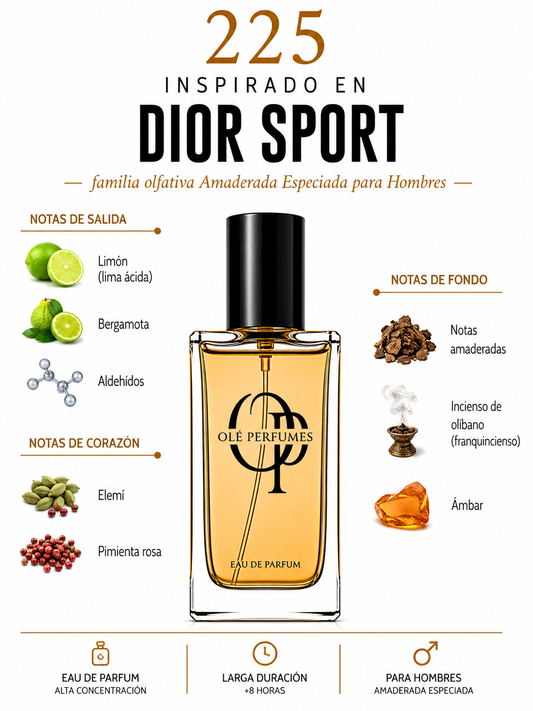 225 INSPIRADO EN  DIOR SPORT