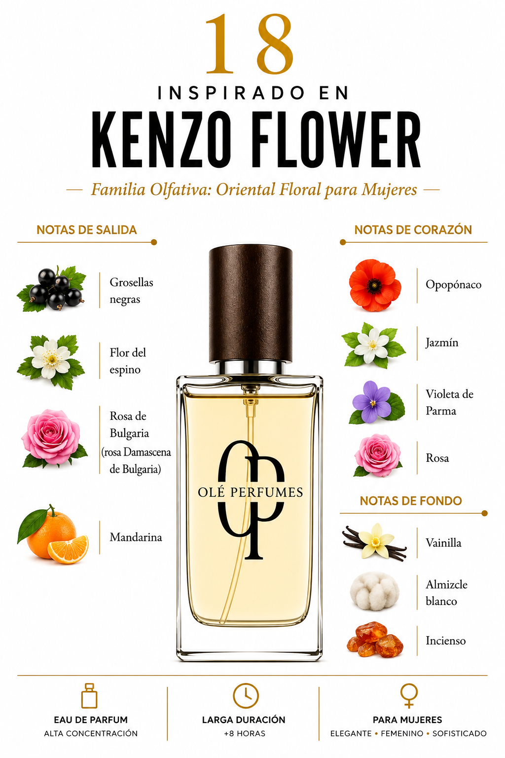 18 INSPIRADO EN KENZO FLOWER