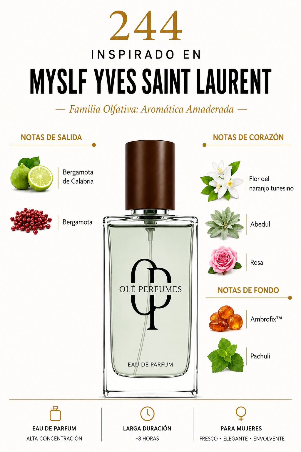 244 INSPIRADO EN MYSLF YVES SAINT LAURENT