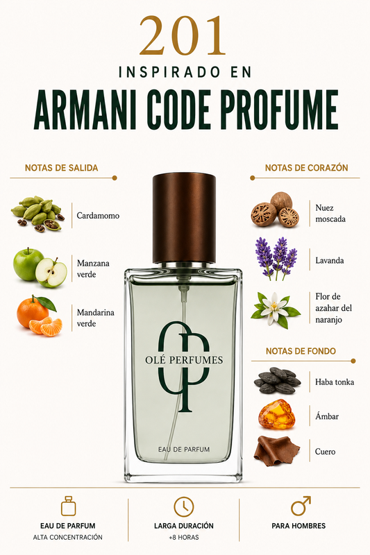 201 INSPIRADO EN ARMANI CODE PROFUME