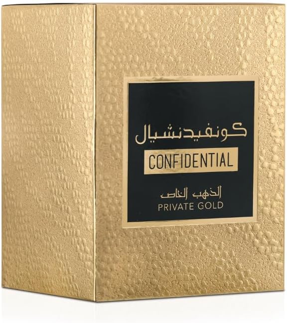 Lattafa Confidential Private Gold Eau de Parfum Unisex 100ml Vaporizador
