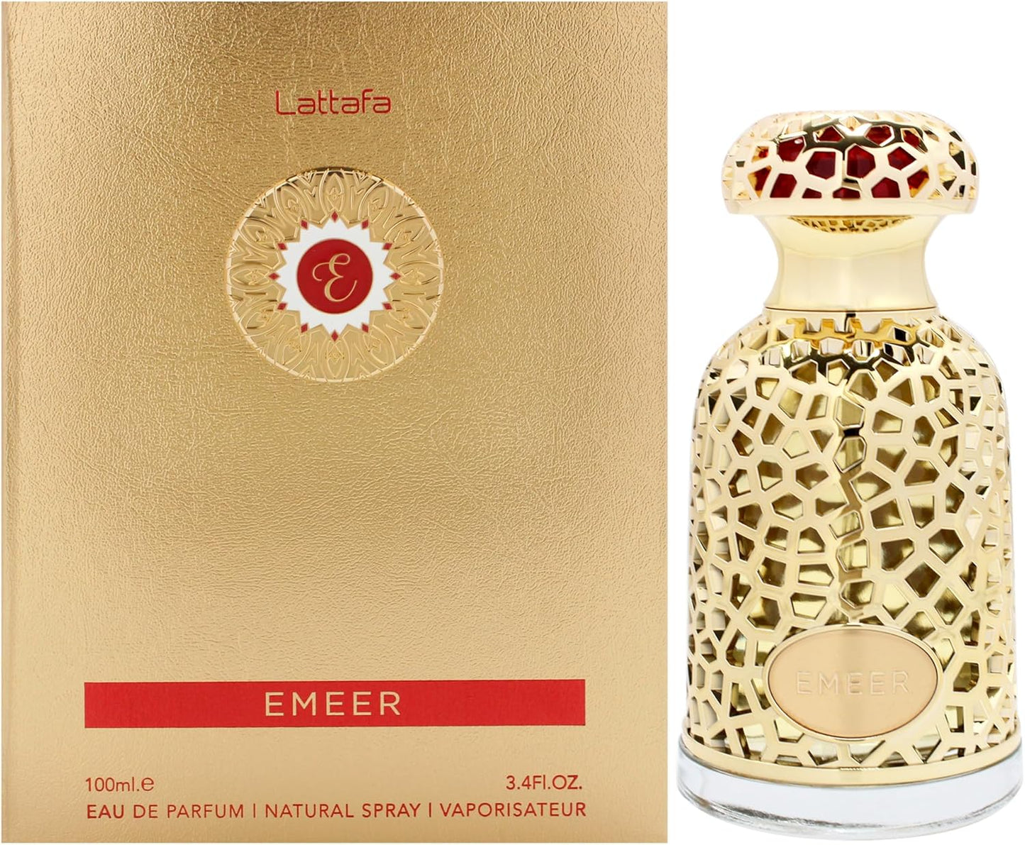EMEER LATTAFA PERFUME ARABE UNISEX ORIGINAL EMIRATOS ARABES UNIDOS 100 ML
